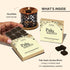 Aromafume Palo Santo Incense Bricks (2 Trays x 9 Pieces Each) with Snowflake Exotic Incense Diffuser | Ideal for deepened Spirituality, Meditation...