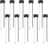 10x Markers Wire Plug - 2 Wire Pigtail for Sealed Side Marker Tail Trailer Clearance Lights, 6" Long 2 Prong, Marker Lights Wiring Plug Fit 2" 2.5...
