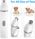 Dog Grooming Kit Clippers with Nail Grinder ONLY for Small Dogs Cats, 4 in 1 Low Noise Cordless Electric Paw Trimmer, Scissor Comb Bundle, Hair Cl...