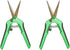 Happy Hydro - Trimming Scissors - Straight Tip - Titanium Coated Blades with Spring-Loaded Comfort Grip Handles - 2 Pack...