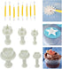 Fondant Cutters Molds Cake Decorating Tool,Icing Smoother,Cake Cookie Plunger Cutters Mold Sugarcraft Gumpaste craft Flower Leaf Butterfly Heart S...