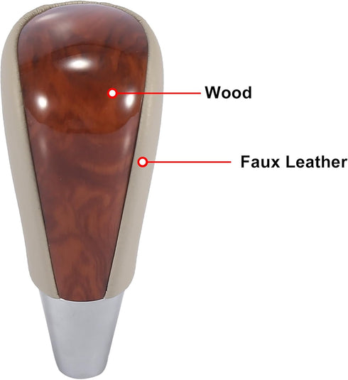 X AUTOHAUX Car Automatic Gear Stick Shift Knob for Toyota RAV4 Camry Corolla for Lexus Beige Brown...