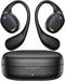 Open Ear Headphones - AirFlow Pro Bluetooth 5.3 Earbud Wireless Earphones Headset for Running and Outdoor Activities with Immersive Sound(Black)...
