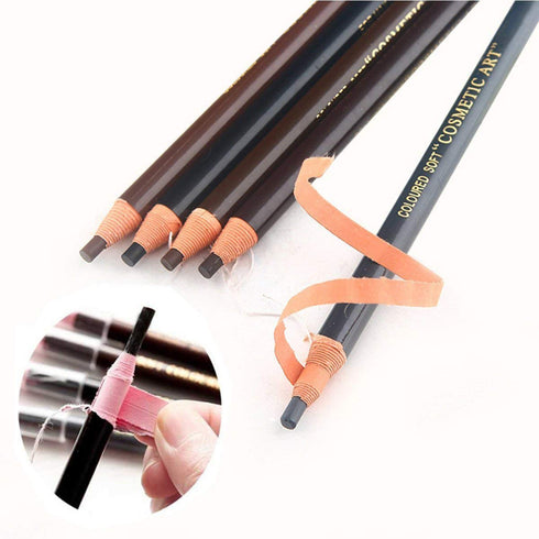 5pcs 5 Colors Peel-Off Eye Brow Pencil Set For Drawing Marking Eye Brow Pencil Pen Eyebrow Makeup Cosmetics Tool...