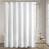 Titanker Fabric Shower Curtain Liner Washable, 72 x 65 Inches, White Shower Liner Fabric with 2 Magnets, Bathroom Polyester Shower Liner Waterproo...