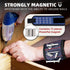 5 rows of 15 powerful magnet tool accessories, magnetic wristband for tools, Holding Screws Wrist Magnet Tool gift for men, adsorbing screws, nail...