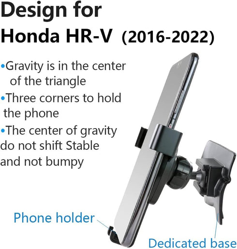 Car Phone Holder for 2016-2022 Honda HRV HR-V Auto Accessories Navigation Bracket Interior Decoration Mobile Cell Phone Mount...