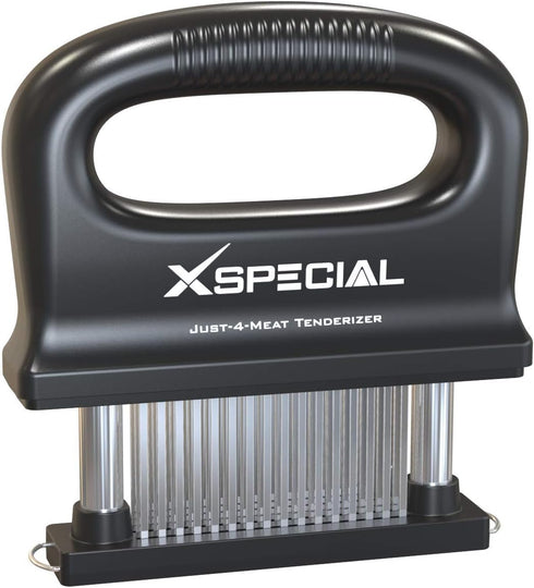 DELUXE MEAT TENDERIZER TOOL 48-BLADE | Turn Tough Cuts into Family Favorites | Professional-Grade Stainless Steel Needle | Unlock Restaurant-Quali...
