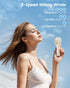 Handheld Fan, Portable Fan Mini Fan Powerful Hand Fan with 3 Speeds, USB Rechargeable Personal Fan, Makeup Lash Fan for Stylish Girls, Cute Small ...