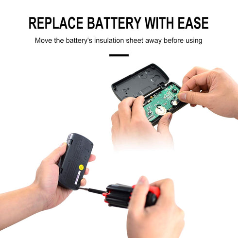 ALLOSUN-EM3081 Digital Multimeter/DMM/Multi Tester Amp/Ohm/Volt Meter/Diode and Continuity Test Pocket Size...