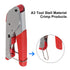DIANN Coax Cable Crimper Coaxial Compression Tool Kit Wire Stripper with 10pcs F RG6 RG59 Connectors...