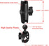 Motorcycle Camera Mount Bike Handlebar Clamp 1/4 for Gopro 10/9/8/7 Gopro Max Insta 360 RS, 360 Degree Rotation Adjustable...
