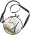 ALAZA Art Paris Eiffel Tower Painting Round Crossbody Bag Canvas Messenger Purse...