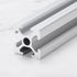 uxcell 4 Pcs T Slot 2020 Aluminum Extrusion Profile European Standard 200mm x 20mm Linear Rail Extrusion Frame for 3D Printer, CNC, DIY (Silver To...