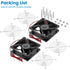 GDSTIME 80mm x 25mm 12V IP68 Waterproof Exhaust Fan Small Brushless DC Cooling Computer Case Fan 2 Pin Dual Ball Bearings for RV Fridge Ventilatio...
