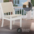 Sling Rail End Caps, Inserts, Fits Agio Brand Patio Furniture and Other Outdoor Furniture Brands, Half Oval, Pack of 16, White...