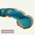 Moon&Decor Sliced Agate Coasters (Crystal) | Geode Coasters - Set of 4 - for Drinks Home Decoration and Gifts - 100% Natural with Golden Rims (Blu...