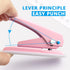 Single Hole Puncher Handheld 1/4 Inches Hole Punch, 20 Sheet Paper Punch Capacity Metal Hole Puncher with Skid-Resistant Base for Paper, Chipboard...