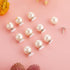 10 Sets Pearl Buttons No Sew Easy Brooch Button Removable Reusable for Shirt Coat Dress Crafts Clothes Buttons...