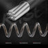 6' Breakaway Trailer Cable Trailer Brake Cable RV Stainless Steel Spring Towing Coiled Wire Safety Straps Ground Clip,for Breakaway Switch...