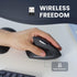 Perixx PERIMICE-713L, Wireless Ergonomic Left Handed Vertical Mouse, 6 Buttons Design, 3 Level DPI, Black, Medium...