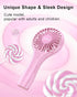 TriPole Handheld Mini Fan Battery Operated Small Personal Portable Fan Speed Adjustable USB Rechargeable Fans for Kids Girls Women Men Home Office...