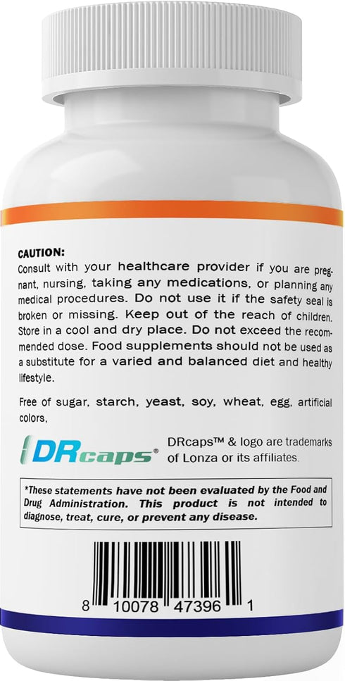 Vitamatic Clostridium butyricum 25 Million - Gut Health - 60 DR Capsules (Delayed Released) - Made with Prebiotic Inulin Fiber...