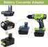 Battery Adapter for Makita 18V Lithium Battery to Ryobi 18V One+ Lithium-Ion Cordless Tool, Convert Makita 18V Battery BL1860B BL1850B BL1840 BL18...