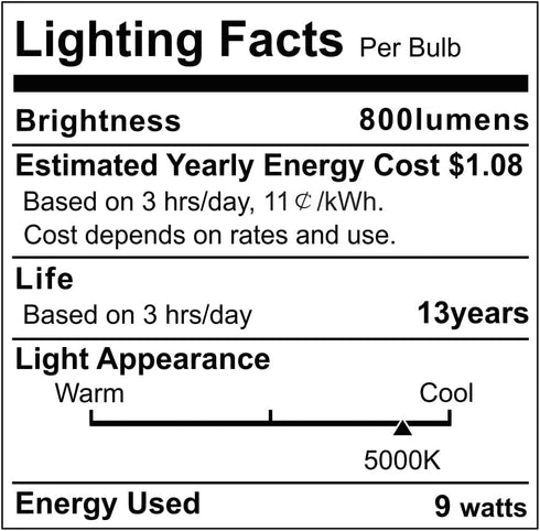 Emotionlite Dusk to Dawn Sensor Light Bulbs Outdoor, Neutral White LED Bulbs, 60 Watt Equivalent, Automatic On/Off, Porch, Patio,Garage, Hallway, ...