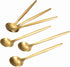 IMEEA Espresso Spoons Gold Demitasse Spoons Stainless Steel Coffee Spoons Mini Teaspoons 5.1-Inch, Set of 6...