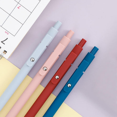 FIOVER Gel Pens, 10pcs 0.5mm Quick Dry Black Ink Pens Fine Point Smooth Writing Pen High-End Series Pens Ballpoint for School Office Home Supplies...