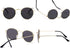 Htms Small Round Polarized Sunglasses Retro Men Women Mirrored Lens Metal Frame Circle Sun Glasses Shades...