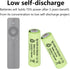 1.2v NI-MH AA 800mah Rechargeable Batteries, 12 Pack Double A Rechargeable Battery for Solar Lights, String Lights Pathway Lights,Mouse, Keyboard...