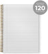 Ray Of Freakin Sunshine Spiral Notebook / 8.5" x 11" Journal / 120 College Ruled Pages/Durable Gloss Laminated Softcover/Gold Wire-o Spiral Bindin...