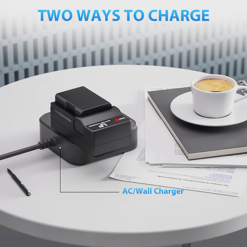 EN-EL14 EN EL14a Battery Charger Pack, LP Charger Compatible with Nikon D3500, D5600, D3300, D5100, D5500, D3100, D3200, D5200, D5300, D3400, DF, ...