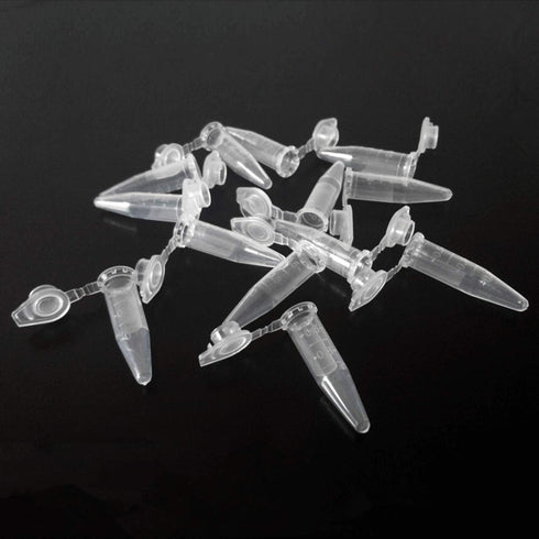 Centrifuge Tubes Bottom Tip Clear Plastic Test Tube Vials (0.2ml/30pcs)...
