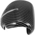 X AUTOHAUX 1PCS Car Gear Shift Knob Cover Sticker Head Trim Cover for Honda CR-V 2017-2021 Carbon Fiber Pattern Black Silver Tone...