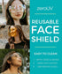 zeroUV - Protective Face Shield Full Cover Visor Glasses/Sunglasses (Anti-Fog/Blue Light Filter) (Brown AP)...