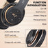 6S Wireless Bluetooth Headphones Over Ear, Hi-Fi Stereo Foldable Wireless Stereo Headsets Earbuds with Built-in Mic, Volume Control, FM for Phone/...