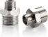 1/2 to 3/8 Reducer Faucet Adapter - Compression Brass Pipe Fitting, 3/8 Male to 1/2 Male Supply Line Adapter for RV Kitchen Plumbing, Water Hose P...