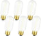 Leools E26 LED Bulb 6W Equivalent e26 led Bulb 60 Watt Dimmable Daylight 4000K Frosted Glass E26 Edison Bulb AC120V 600lm Tubular T14 T45 LED Bulb...