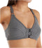 Cottonique Women's Racer Back Front Closure Support Bra (Regular) (38C, Melange)...