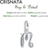 Complete Initial A-Z 26 Letter Dangle Charms, 925 Sterling Silver Dangling CZ Stone Alphabet Beads, fits European Bracelet Necklace, Gift for Moth...