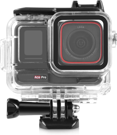 Dive Case for Insta360 Ace Pro 60M/196FT Underwater Waterproof Diving Housing Cover Protective Shell for Insta360 Ace Pro Housings with Bracket Ac...