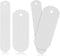 Hotop 4 Pieces Sublimation Socks Jigs Blanks Polyester Metal Insert Straight Crew Sock Jigs Dye Printing Heat Press Transfer DIY Accessories, 2 Si...