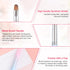 SAVITA 2pcs Nail Art Clean Up Brushes, Painting Brushes for Nails with Round & Angled Head Pen Painting Tools for Nail Art Design & Polish Mistake...