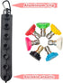 Pressure Washer Nozzle Tips Set with Nozzle Holder,7 Spray Nozzle Tips, 1/4 Inch Quick Connect,4000 PSI,Multiple Degrees Power Washer Nozzle Tips...