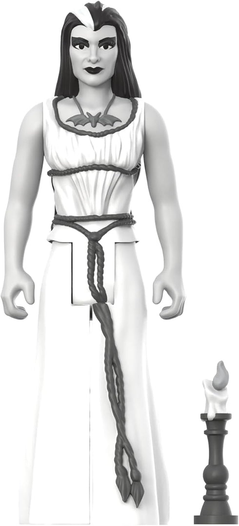 Super7 The Munsters Lily Munster (Grayscale) - 3.75" The Munsters Action Figure with Accessory Classic TV Collectibles and Retro Toys...