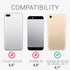 kwmobile Case Compatible with Apple iPhone SE (2022) / iPhone SE (2020) / iPhone 8 / iPhone 7 - Soft TPU Phone Cover with Card Holder and Silicone...