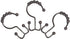 Metal Double Glide Roller Shower Curtain Hooks Rings,100% Stainless Steel, Set of 12 (Oil Rubbed Bronze)...